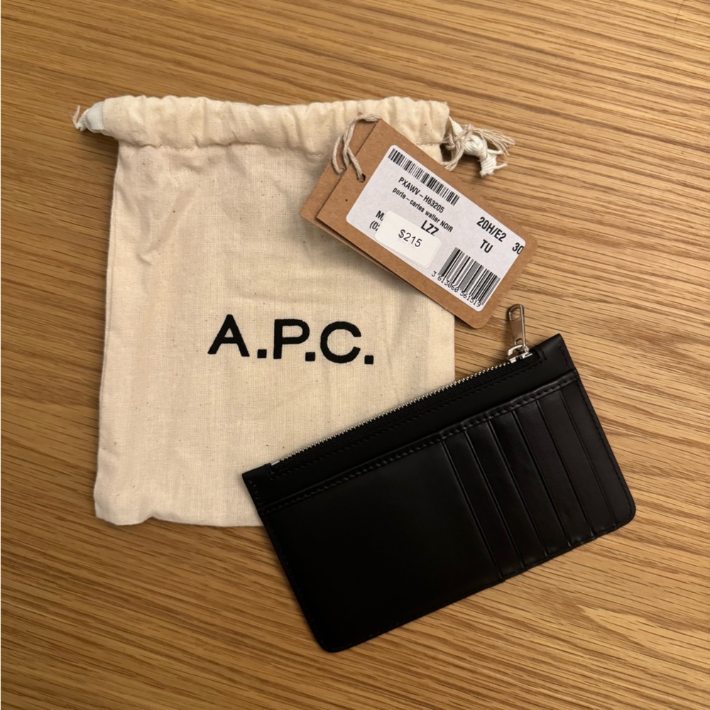 NWT APC Walter Cardholder Black